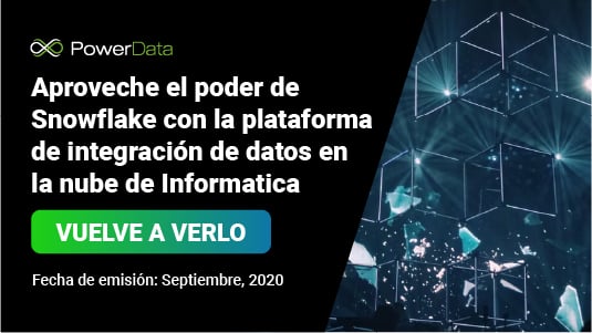 Aproveche el poder de Snowflake con la plataforma de integración de datos en la nube de Informatica