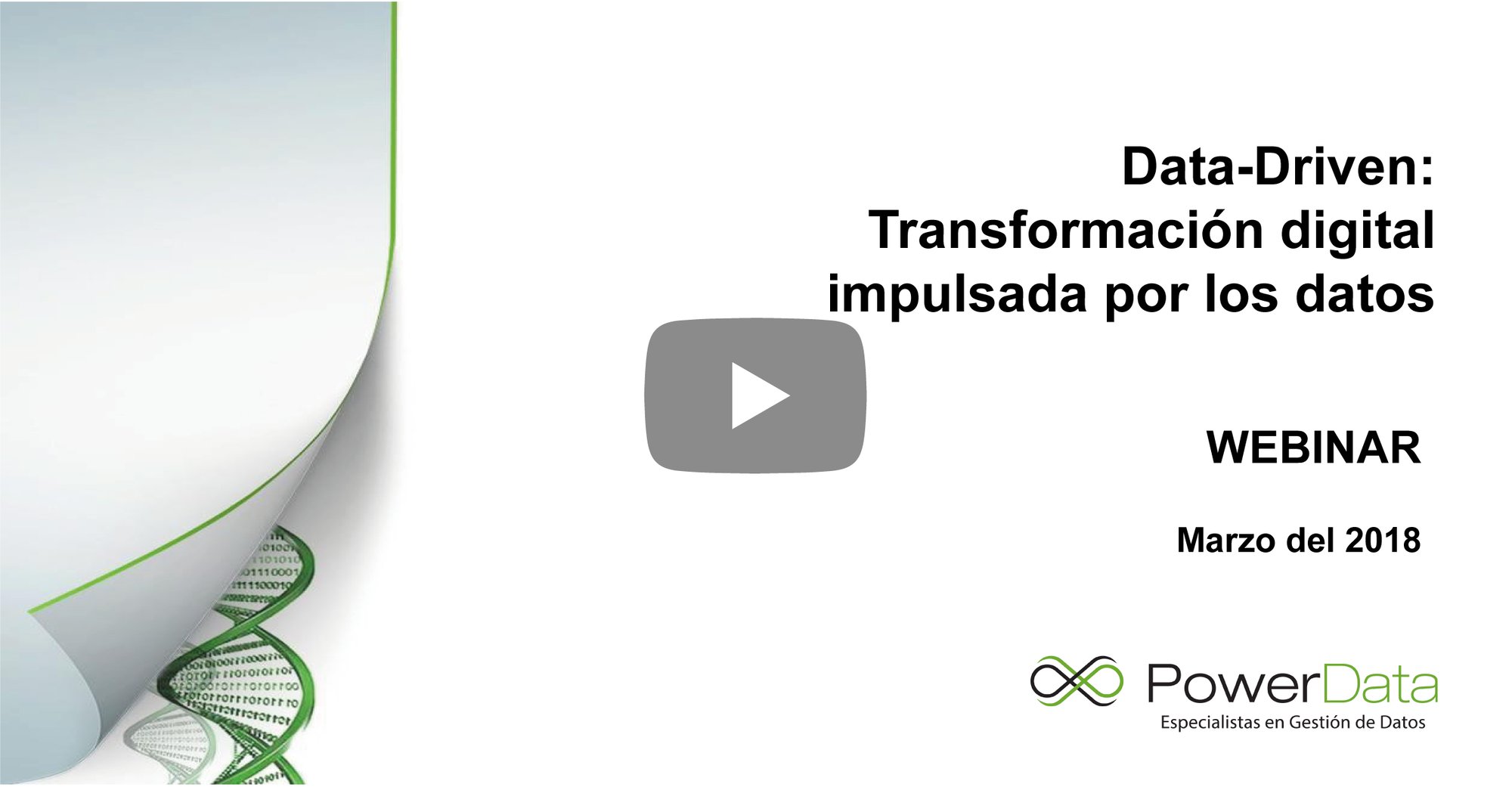 Data-Driven, transformación digital impulsada por los datos