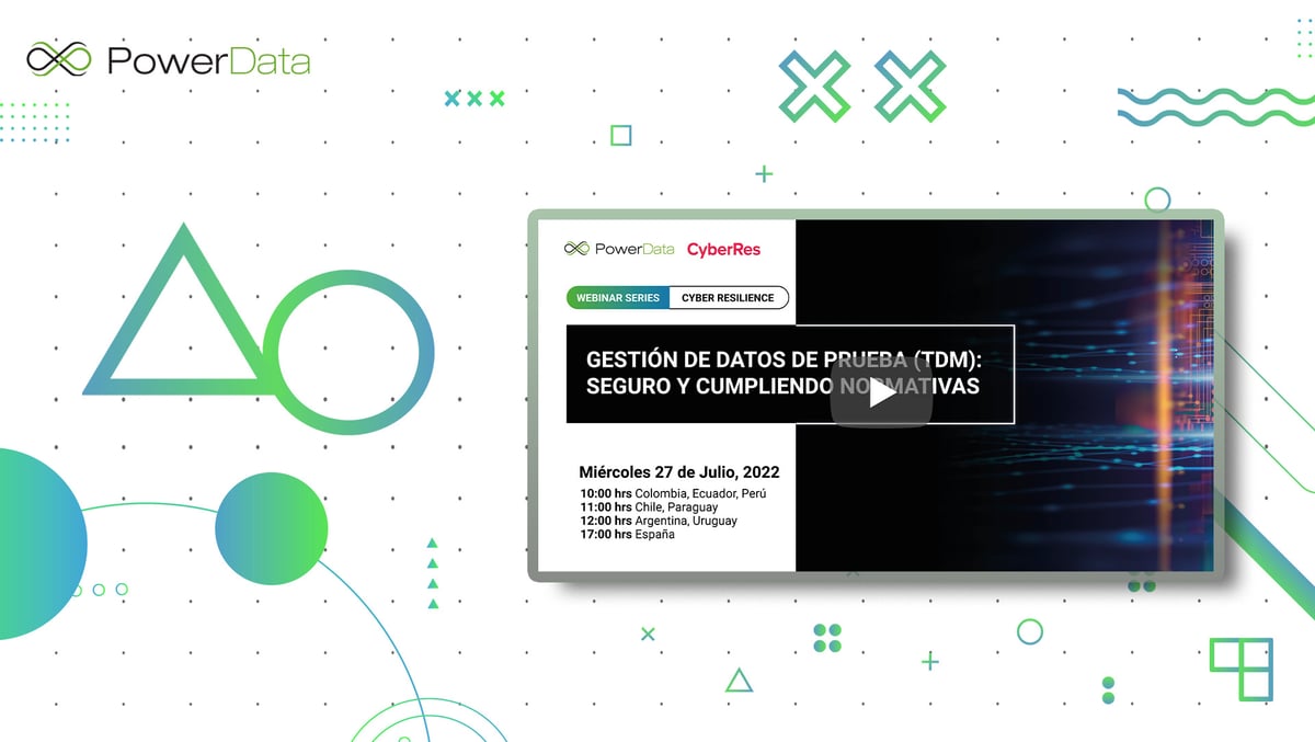 Gestión de Datos de Prueba (TDM): seguro y cumpliendo normativas