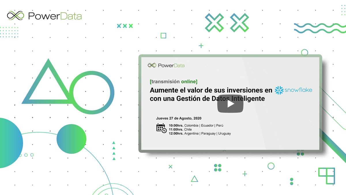 Aumente el valor de sus inversiones en Snowflake con una Gestión de Datos Inteligente