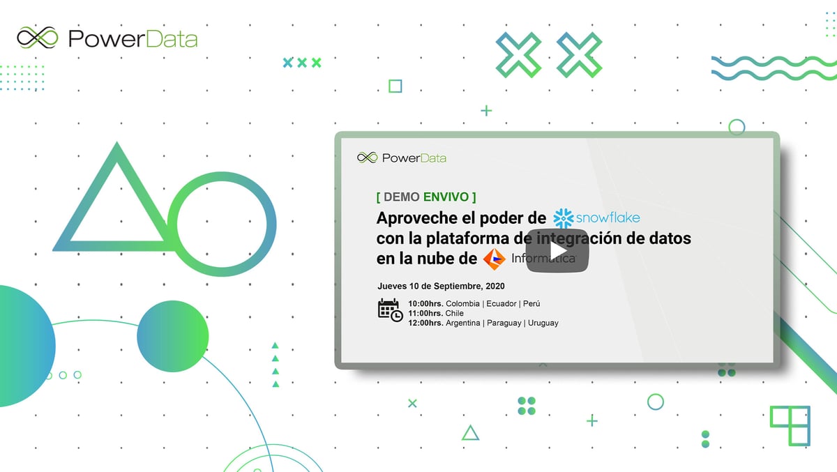 Aproveche el poder de Snowflake con la plataforma de integración de datos en la nube de Informatica